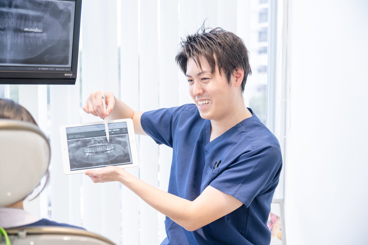丁寧なカウンセリングの様子